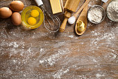 Dough preparation and baking frame