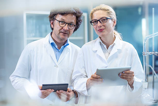 istock Portrait of Two Scientists in the Laboratory 597645814