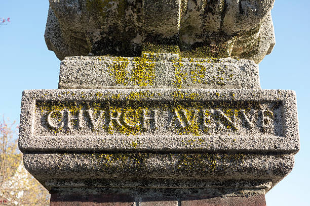 istock Church Avenue Gatepost 597650160