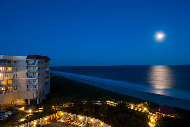 istock Moonrise by the Condos 597650540