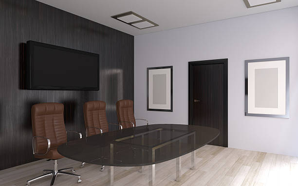 istock Interior of the modern office in the highlands. 3d rendering. 597651176