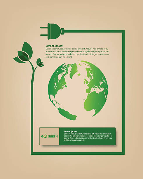 сохранить энергию для земли - rescue energy tree earth stock illustrations