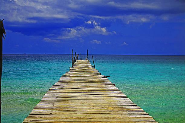 istock White sand of tropical beach 597661218