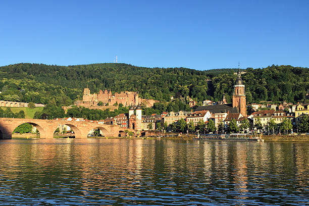 istock Heidelberg Castle and Old Bridge in the evening 597664674
