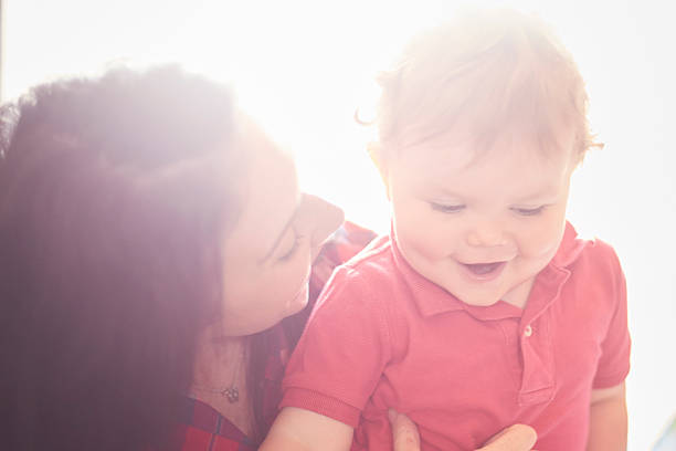 istock Mother and toddler having fun 597666384