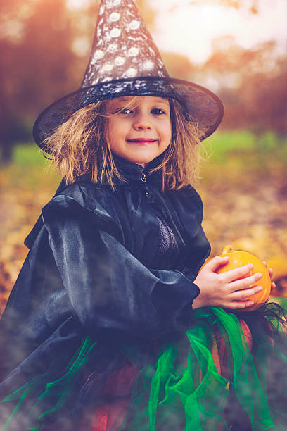 istock Child celebrating Halloween 597666386