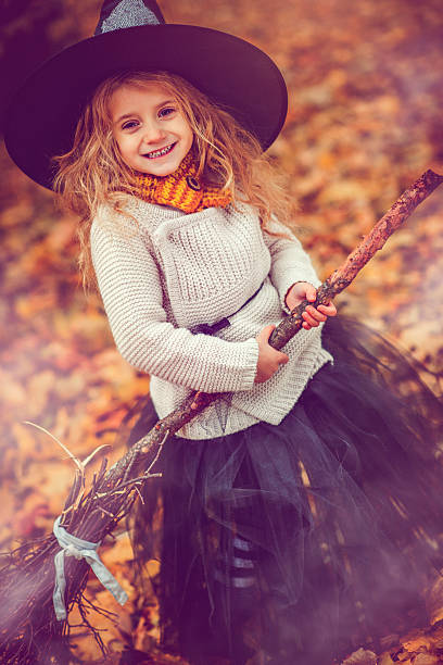 istock Child celebrating Halloween 597666902