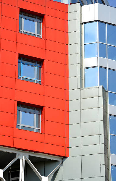 istock abstract facade of a modern building 597667228