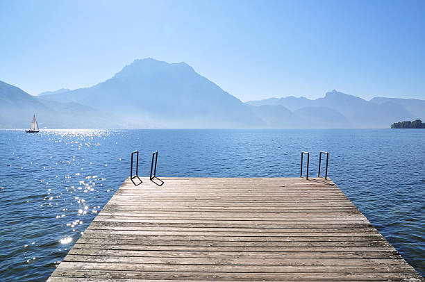 istock Peaceful lake landscape 597667438