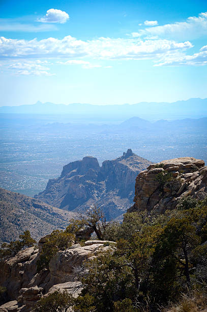 montagnes de santa catalina - mt lemmon photos et images de collection