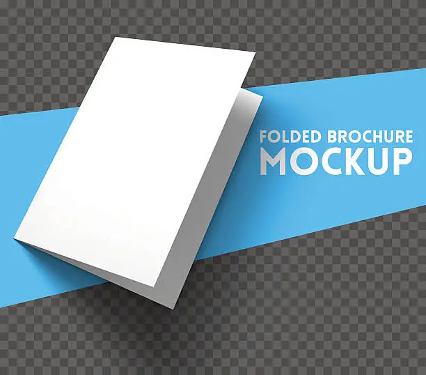 Vector illustration of Mockup on transparent background. Vector Illustration.