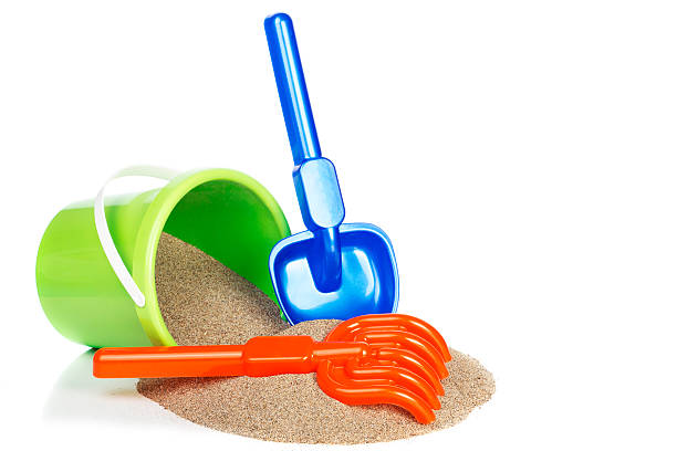 Sand Pail and Shovel Sand Pail and Shovel sand pail and shovel stock pictures, royalty-free photos & images