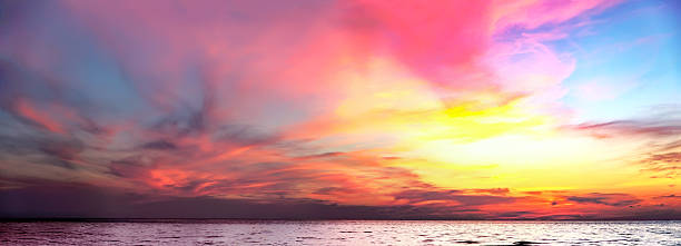 istock Tropical colorful dramatic sunset in Thailand 597926658
