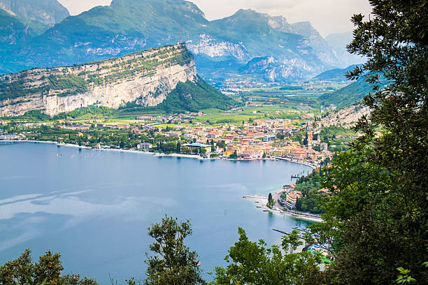 istock Panorama of Torbole, Lake Garda, Italy. 597928188