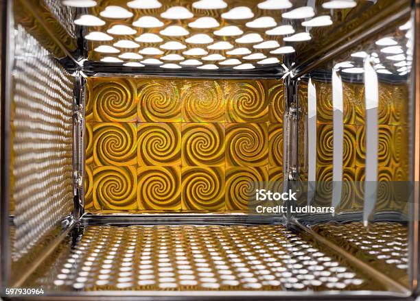 Looking Inside A Cheese Grater With A Gold Backing Stock Photo - Download  Image Now - Aluminum, Bright, Cheese Grater - iStock