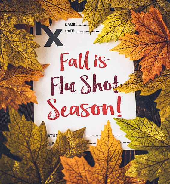 istock Preventative healthcare. Fall is flu shot season 597931598