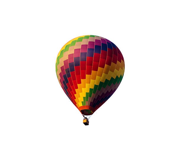 istock hot air balloon isolated on white background 597933506