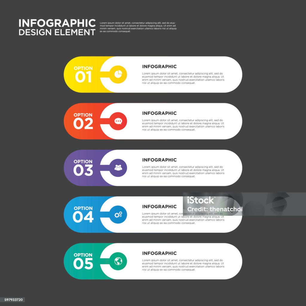 Infographic Style Report Infographic Business Report Template Layout Design Element Vector ...