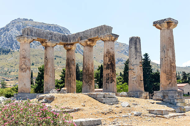 istock Ancient Corinth, Greece - The Temple of Apollo 597936434