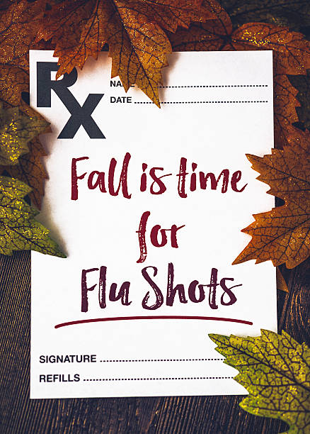 istock Preventative healthcare. Fall is flu shot season 597936888