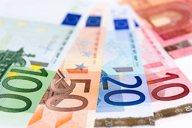 istock Euro Banknote in a macro shot 597941616