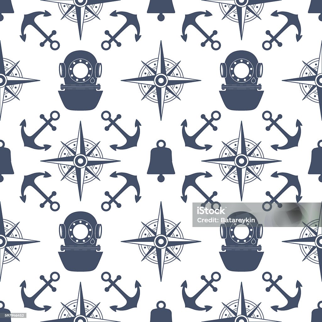Notical Pattern Design Vintage Nautical Pattern