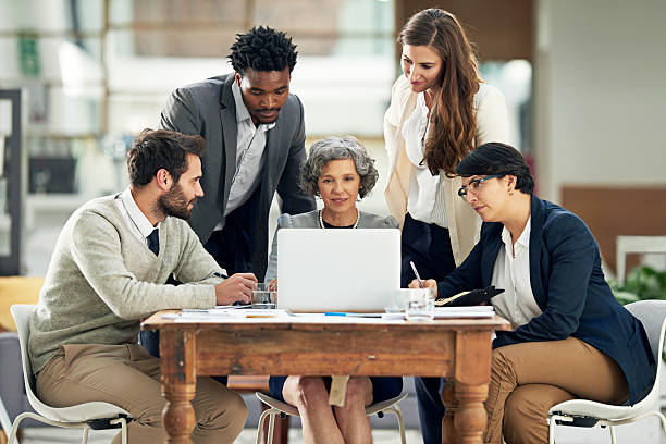 istock She's got some big plans for her team 597953864