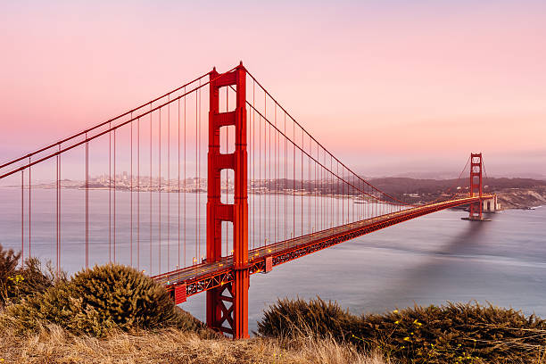 istock Golden Gate Bridge in San Francisco at Sunset 597960432