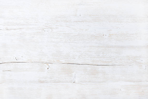 istock Old white painted wooden texture, wallpaper or background 597961598