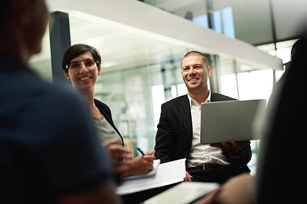istock Appreciating the cooperation of his team 597964572