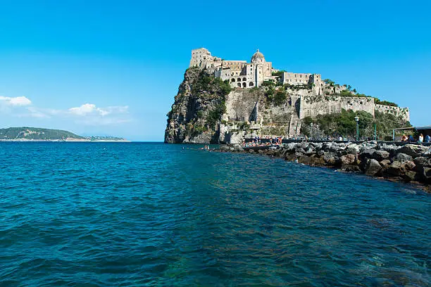 Photo of overview of the island of Ischia with santangelo view