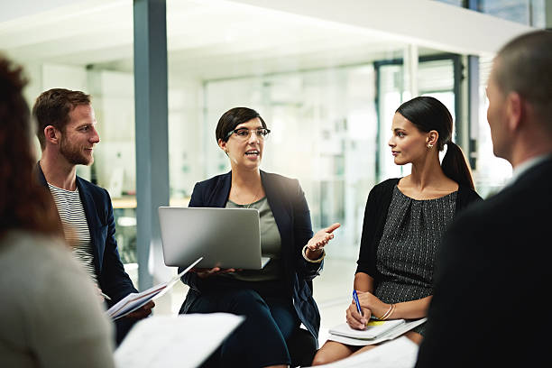istock Making the most of their meeting time 597965226