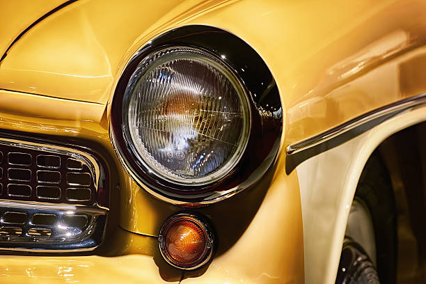 istock Fragment of Retro Car 597969696