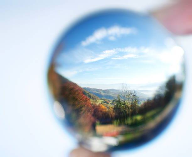 Mountains in a Glass Sphere