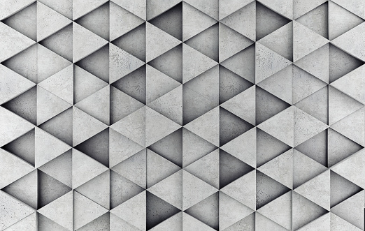 Concrete prism as a background or wallpaper. 3D rendering