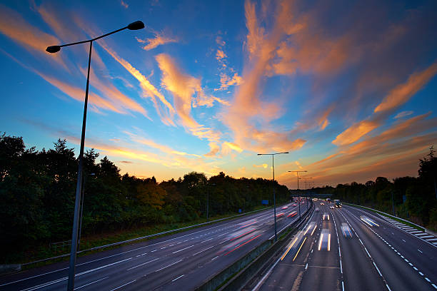 istock English Motorway At Sunset 597972306