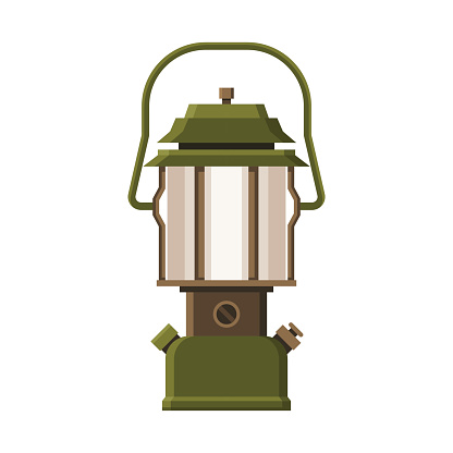 Ilustración de Linterna De O Lámpara De Gas más Vectores Libres de Derechos de Agarrar - Agarrar, Antiguo, - Color - iStock