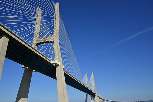 istock Vasco da Gama bridge, Lisbon, Portugal 598052692