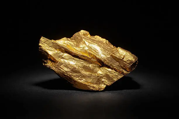 Photo of Closeup of big gold nugget