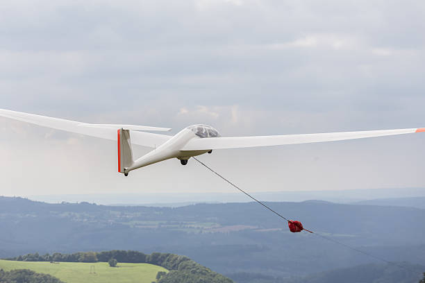 istock sailpane beeing towed in the air 598055996