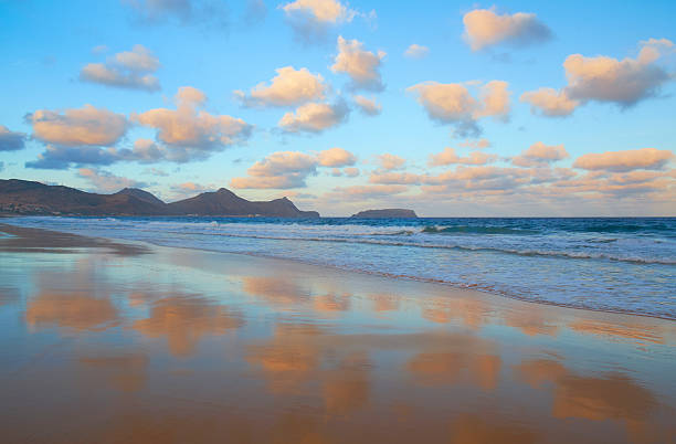 istock Evening Light On Porto Santo Beach 598057174