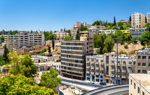 Cityscape of Amman, the capital and most populous city of Jordan