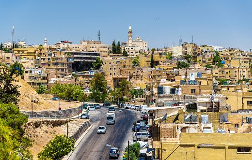 Cityscape of Amman, the capital and most populous city of Jordan
