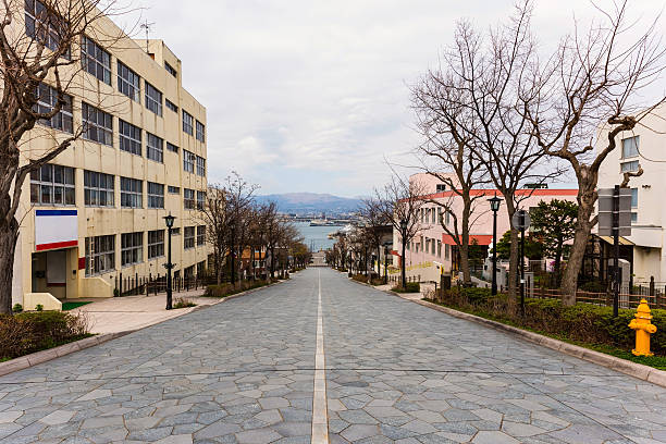 istock Slope landmark at Motomachi, Hakodate 598063048
