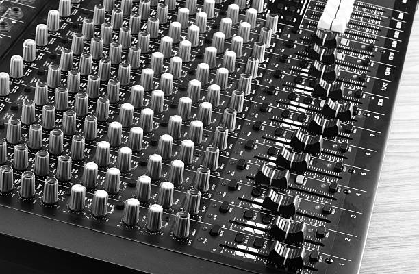 istock Live Sound Mixers and music studio 598063844