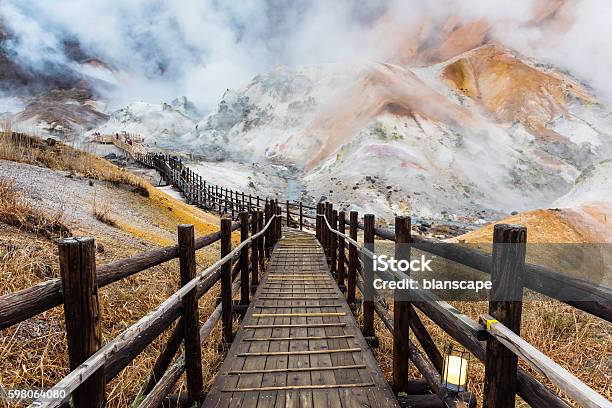 Jigokudani Hell Valley At Dusk Stock Photo - Download Image Now - Jigokudani - Nagano, Noboribetsu, Nagano Prefecture