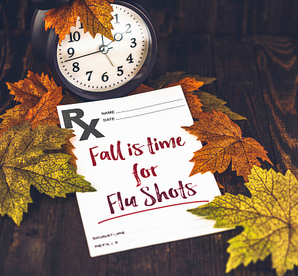 Preventative healthcare. Fall is time for Flu Shots