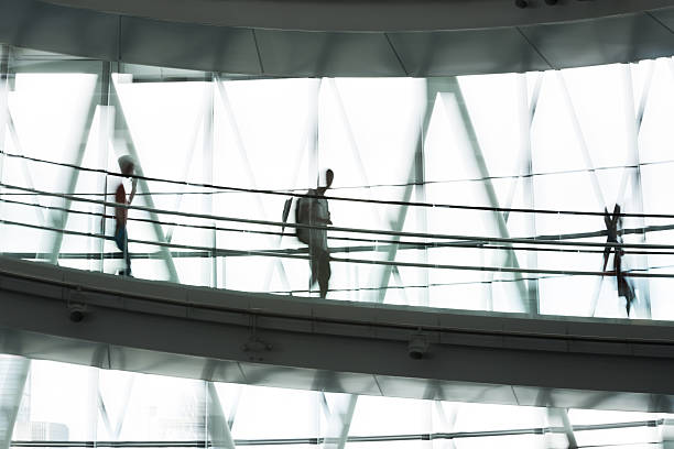 istock People blur walking on the stairs, London 598065806