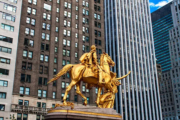 Photo of General William Tecumseh Sherman Monument in New York
