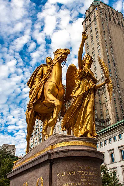 Photo of General William Tecumseh Sherman Monument in New York